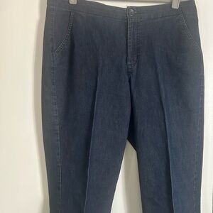 Lee Women's Deep Indigo Denim Capris Jeans